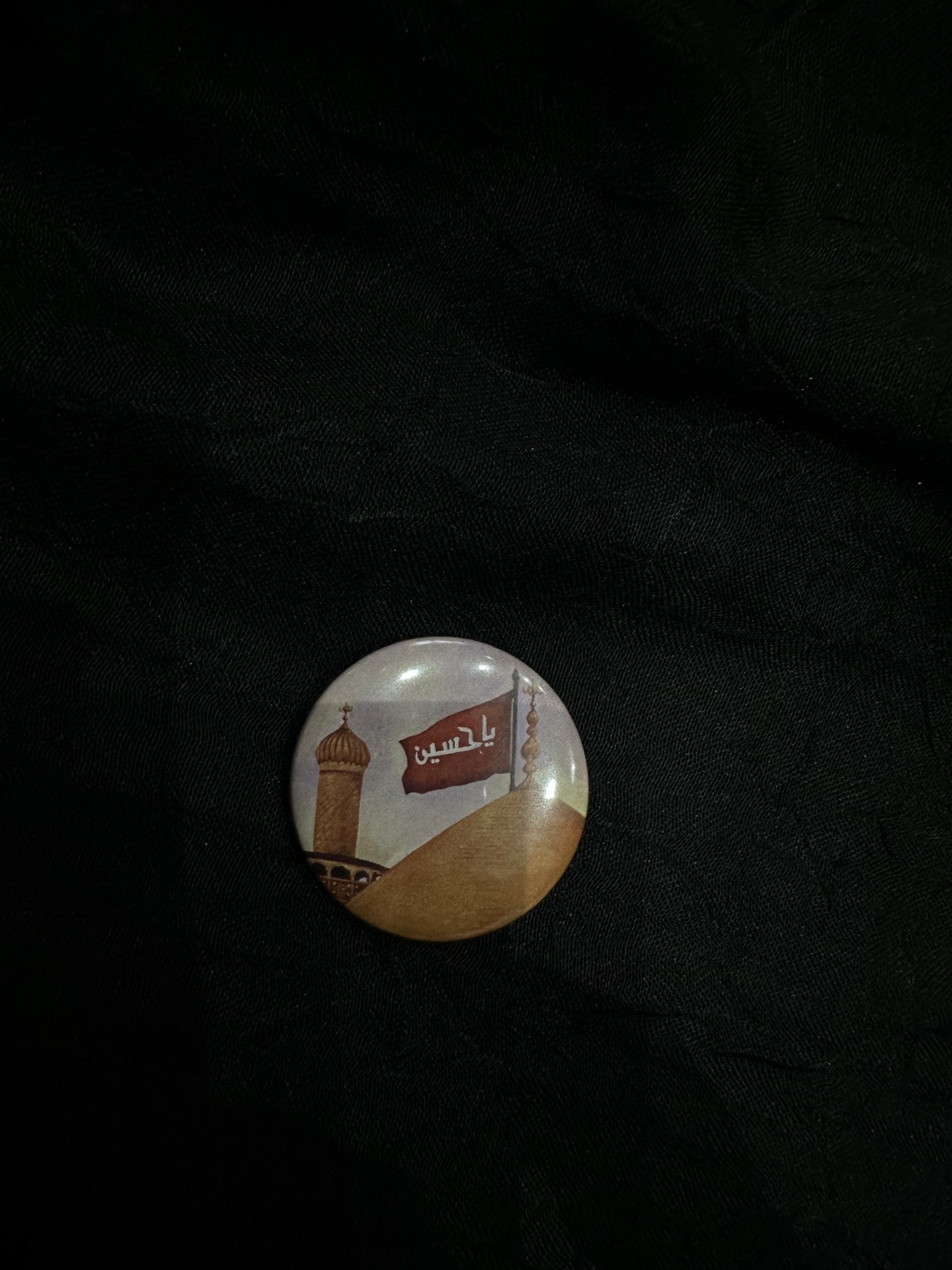 Golden Dome Button Badges