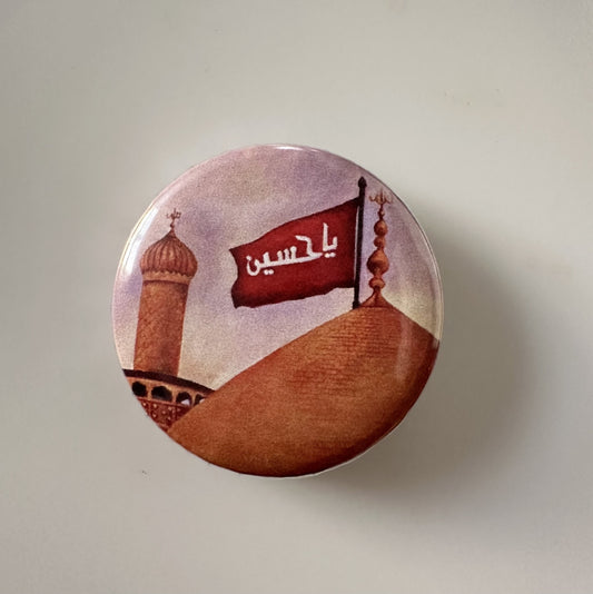 Golden Dome Button Badges