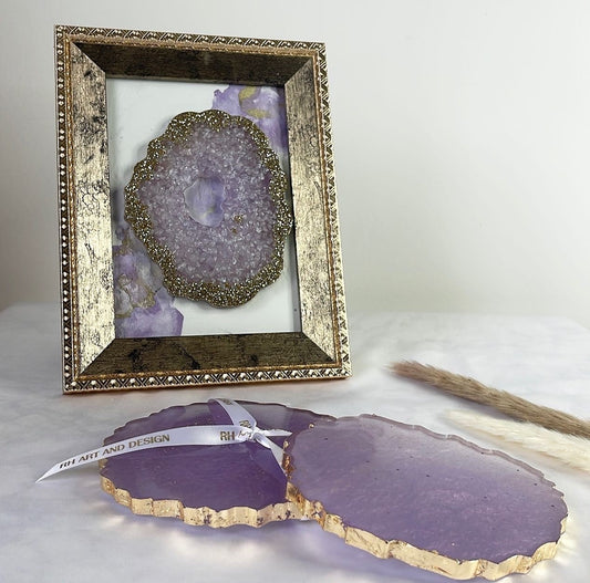 Purple Gold Resin Collection